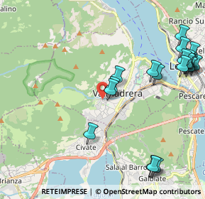 Mappa Via della Pace, 23868 Valmadrera LC, Italia (2.6485)