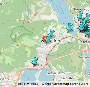 Mappa Via della Pace, 23868 Valmadrera LC, Italia (2.9885)