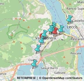 Mappa Via S. Rocco, 23868 Valmadrera LC, Italia (1.31182)