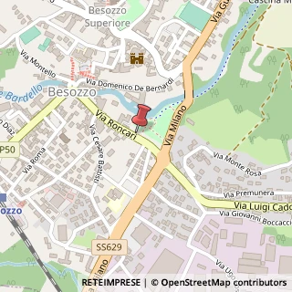 Mappa Via Luigi Roncari, 43, 21023 Besozzo, Varese (Lombardia)