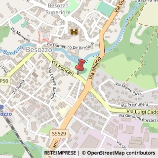 Mappa Via Luigi Roncari, 61, 21023 Besozzo, Varese (Lombardia)