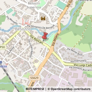 Mappa Via Luigi Roncari, 55, 21023 Besozzo, Varese (Lombardia)