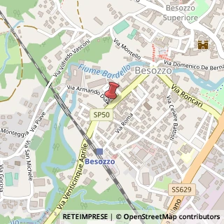 Mappa Via XXV Aprile, 46, 21023 Besozzo, Varese (Lombardia)