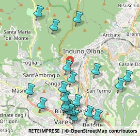 Mappa Via Ancona, 21056 Induno Olona VA, Italia (2.4435)