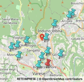 Mappa Via Ancona, 21056 Induno Olona VA, Italia (2.22231)