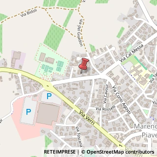 Mappa Via Conti Agosti, 72, 31010 Mareno di Piave, Treviso (Veneto)