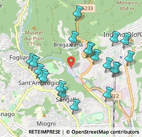 Mappa Via Novara, 21056 Induno Olona VA, Italia (1.022)