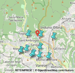 Mappa Via Novara, 21056 Induno Olona VA, Italia (1.94182)