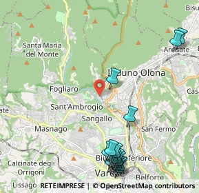 Mappa Via Novara, 21056 Induno Olona VA, Italia (2.7175)