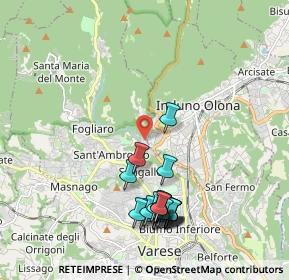 Mappa Via Novara, 21056 Induno Olona VA, Italia (2.1095)