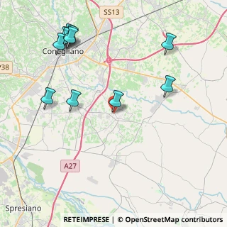 Mappa 31048 Mareno di Piave TV, Italia (4.98727)
