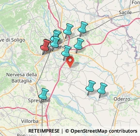 Mappa Vicolo Dell'Artigliere, 31048 Mareno di Piave TV, Italia (6.3575)