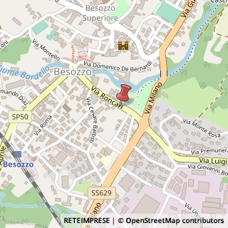 Mappa Via Luigi Roncari, 48, 21023 Besozzo, Varese (Lombardia)