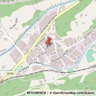 Mappa Via Carso, 7, 22035 Canzo, Como (Lombardia)