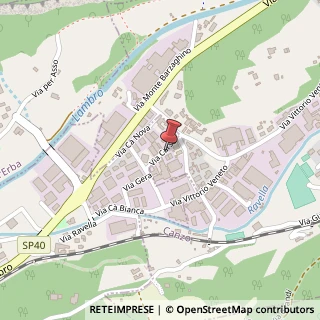 Mappa Via Carso, 3, 22035 Canzo, Como (Lombardia)