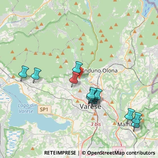 Mappa Via del Casluncio, 21100 Varese VA, Italia (4.19769)