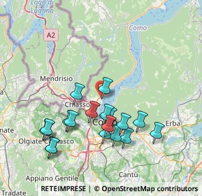 Mappa 1 Via Stretta di Stimianico, 22012 Cernobbio CO, Italia (7.40278)