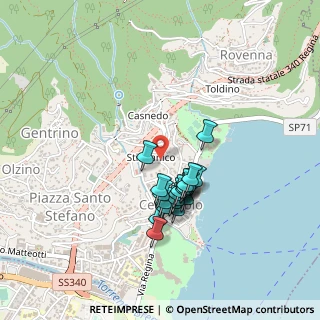 Mappa 1 Via Stretta di Stimianico, 22012 Cernobbio CO, Italia (0.354)