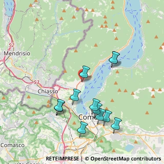 Mappa 1 Via Stretta di Stimianico, 22012 Cernobbio CO, Italia (3.99083)