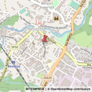 Mappa Via Cesare Battisti,  20, 21023 Besozzo, Varese (Lombardia)
