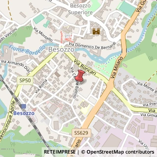 Mappa Via Cesare Battisti, 5A, 21023 Besozzo, Varese (Lombardia)