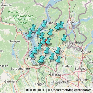 Mappa Via Enrico Fermi, 21026 Gavirate VA, Italia (10.791)