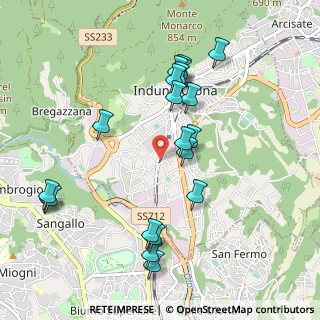 Mappa Via Monte Martica, 21056 Induno Olona VA, Italia (1.032)