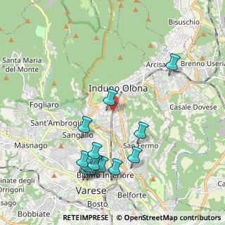 Mappa Via Monte Martica, 21056 Induno Olona VA, Italia (2.21923)