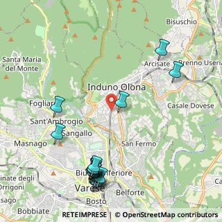 Mappa Via Monte Martica, 21056 Induno Olona VA, Italia (2.66824)
