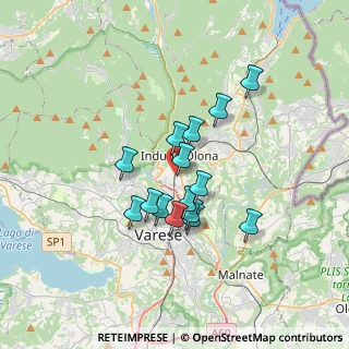 Mappa Via Monte Martica, 21056 Induno Olona VA, Italia (2.666)