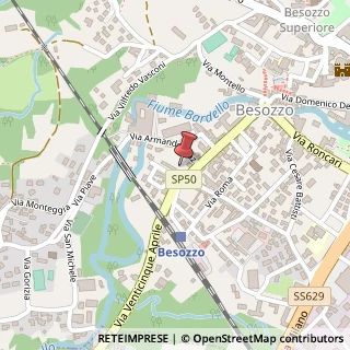 Mappa Via XXV Aprile, 60, 21023 Besozzo, Varese (Lombardia)