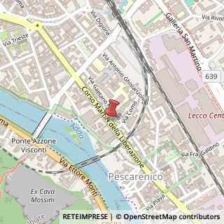 Mappa Corso Martiri della Liberazione,  114, 23900 Lecco, Lecco (Lombardia)