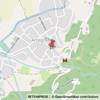 Mappa Via Tenente Franzoni, n?3, 25040 Artogne, Brescia (Lombardia)