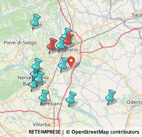 Mappa Via Alessandro Manzoni, 31010 Mareno di Piave TV, Italia (7.67231)