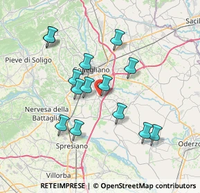 Mappa Via Alessandro Manzoni, 31010 Mareno di Piave TV, Italia (6.60571)