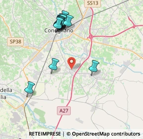 Mappa Via Alessandro Manzoni, 31010 Mareno di Piave TV, Italia (4.16308)