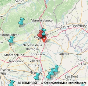 Mappa Via Alessandro Manzoni, 31010 Mareno di Piave TV, Italia (24.74462)