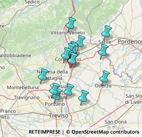 Mappa Via Alessandro Manzoni, 31010 Mareno di Piave TV, Italia (11.114)