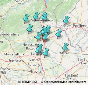 Mappa Via Alessandro Manzoni, 31010 Mareno di Piave TV, Italia (9.88778)
