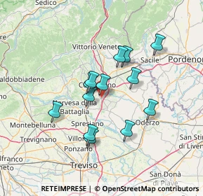 Mappa Via Alessandro Manzoni, 31010 Mareno di Piave TV, Italia (11.13538)