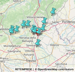 Mappa Via Alessandro Manzoni, 31010 Mareno di Piave TV, Italia (11.10077)