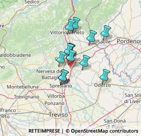 Mappa Via Alessandro Manzoni, 31010 Mareno di Piave TV, Italia (9.12571)