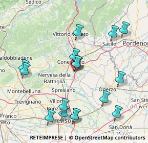 Mappa Via Alessandro Manzoni, 31010 Mareno di Piave TV, Italia (17.42813)