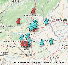 Mappa Via Alessandro Manzoni, 31010 Mareno di Piave TV, Italia (11.51389)