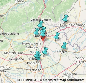 Mappa Via Alessandro Manzoni, 31010 Mareno di Piave TV, Italia (10.08)