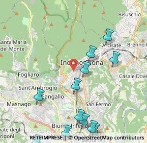 Mappa Via Tabacchi, 21056 Induno Olona VA, Italia (2.56333)