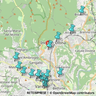 Mappa Via Tabacchi, 21056 Induno Olona VA, Italia (2.83375)