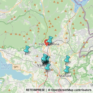 Mappa Via Tabacchi, 21056 Induno Olona VA, Italia (3.6575)