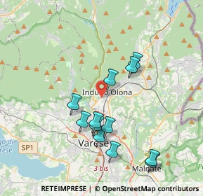 Mappa Via Tabacchi, 21056 Induno Olona VA, Italia (3.59917)