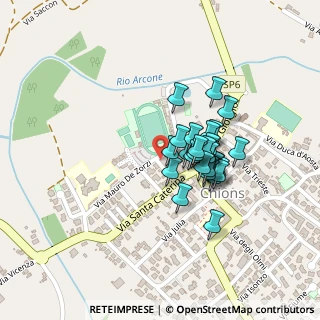 Mappa Via Taviella, 33083 Chions PN, Italia (0.14643)